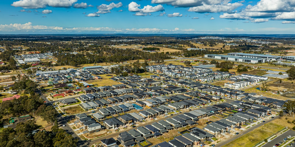 Darwin waterfront aerial view